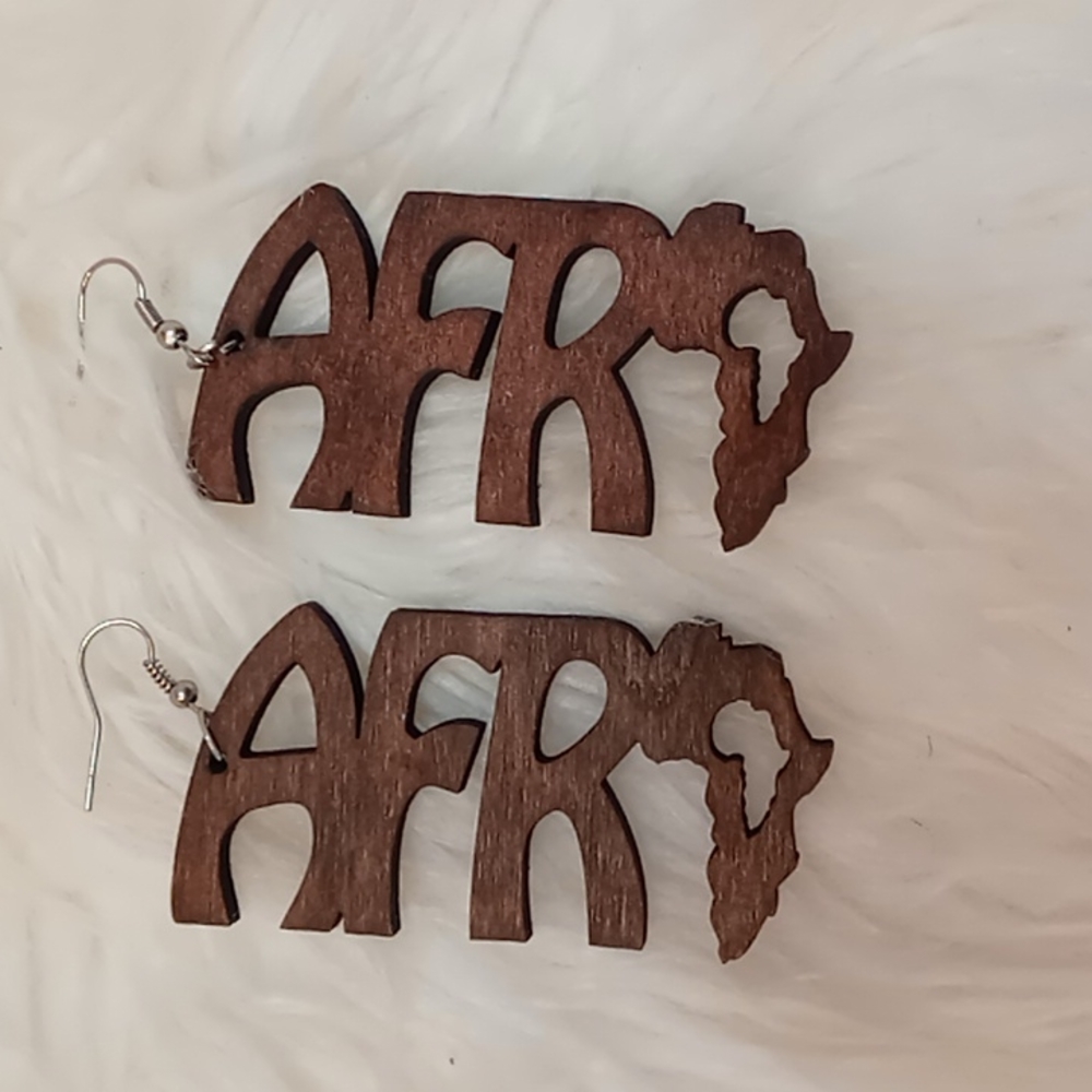 Afro Girl Earrings 5-4 $25